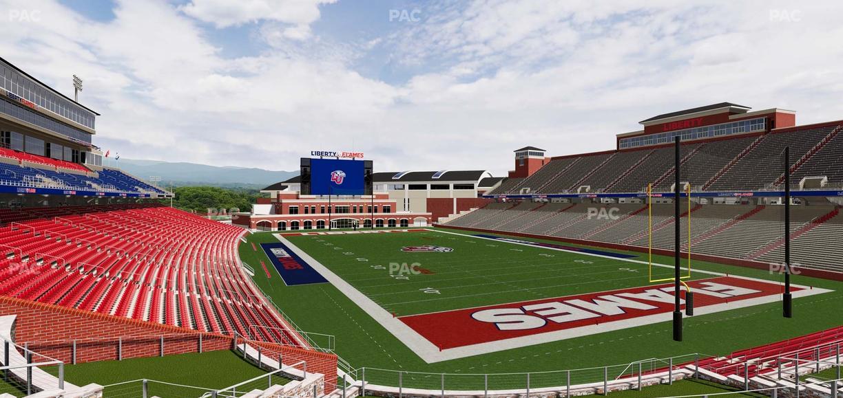 Williams Stadium - Section Cabana 18 Seat View