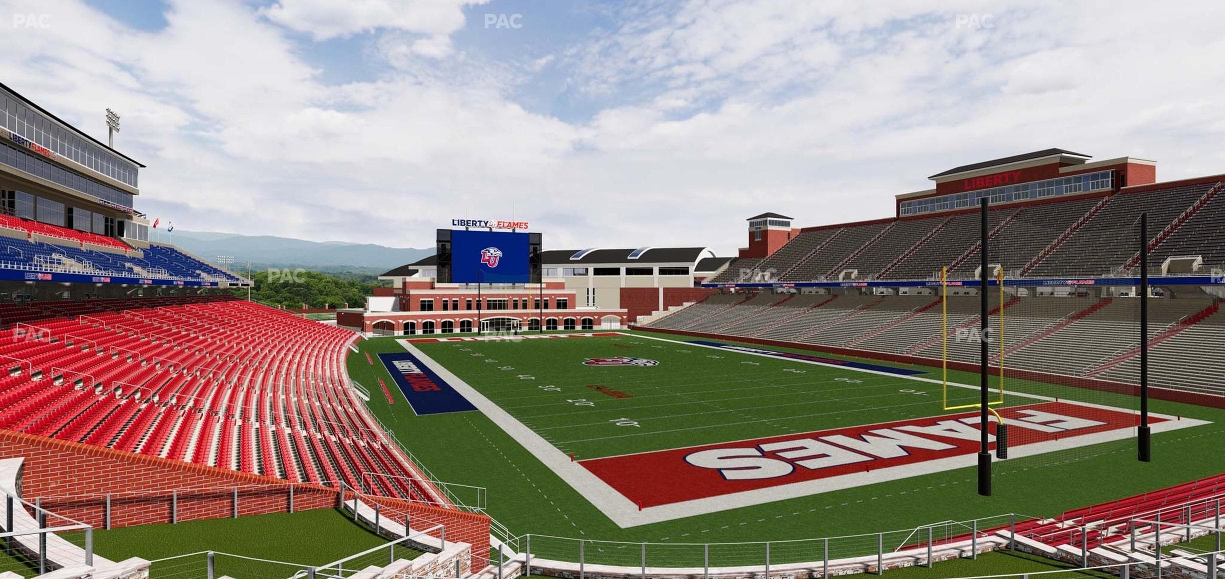 Williams Stadium - Section Cabana 18 Seat View