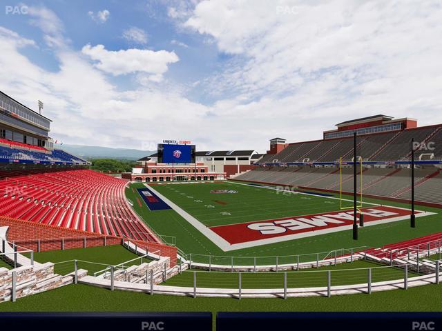 Williams Stadium - Section Cabana 18 Seat View