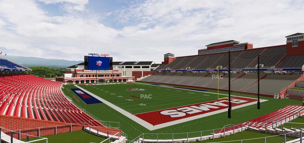 Williams Stadium - Section Cabana 19 Seat View