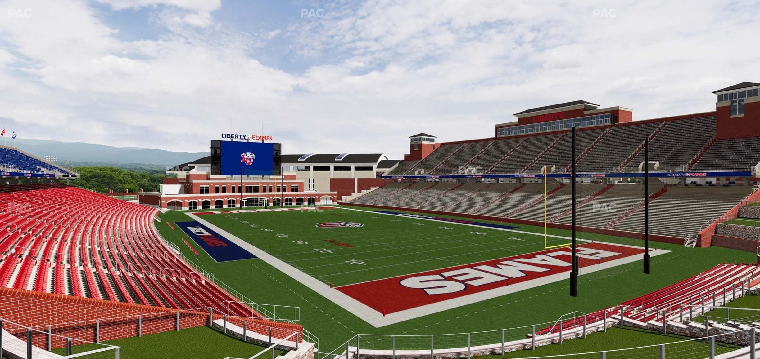 Williams Stadium - Section Cabana 19 Seat View