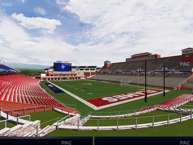 Williams Stadium - Section Cabana 19 Seat View