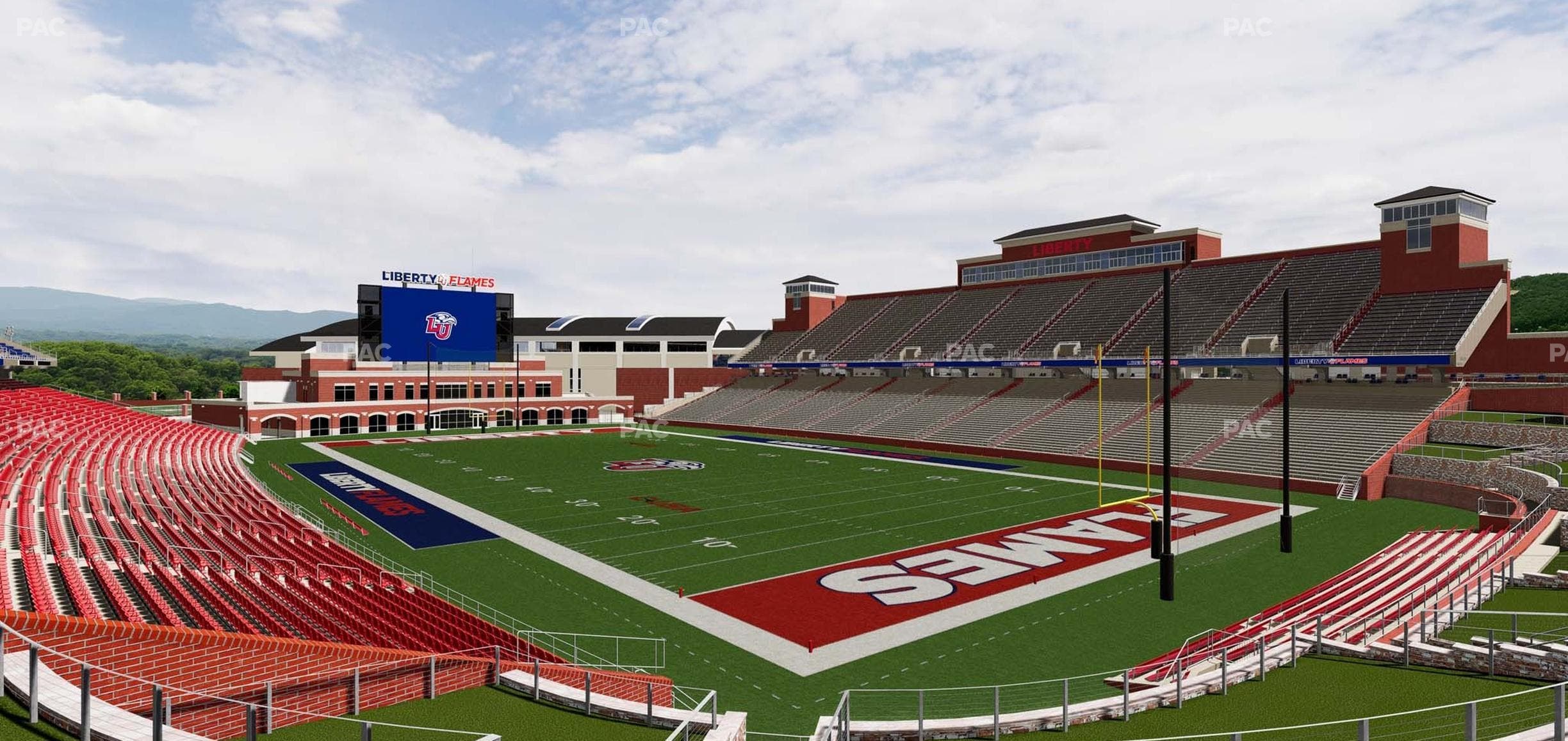 Williams Stadium - Section Cabana 20 Seat View