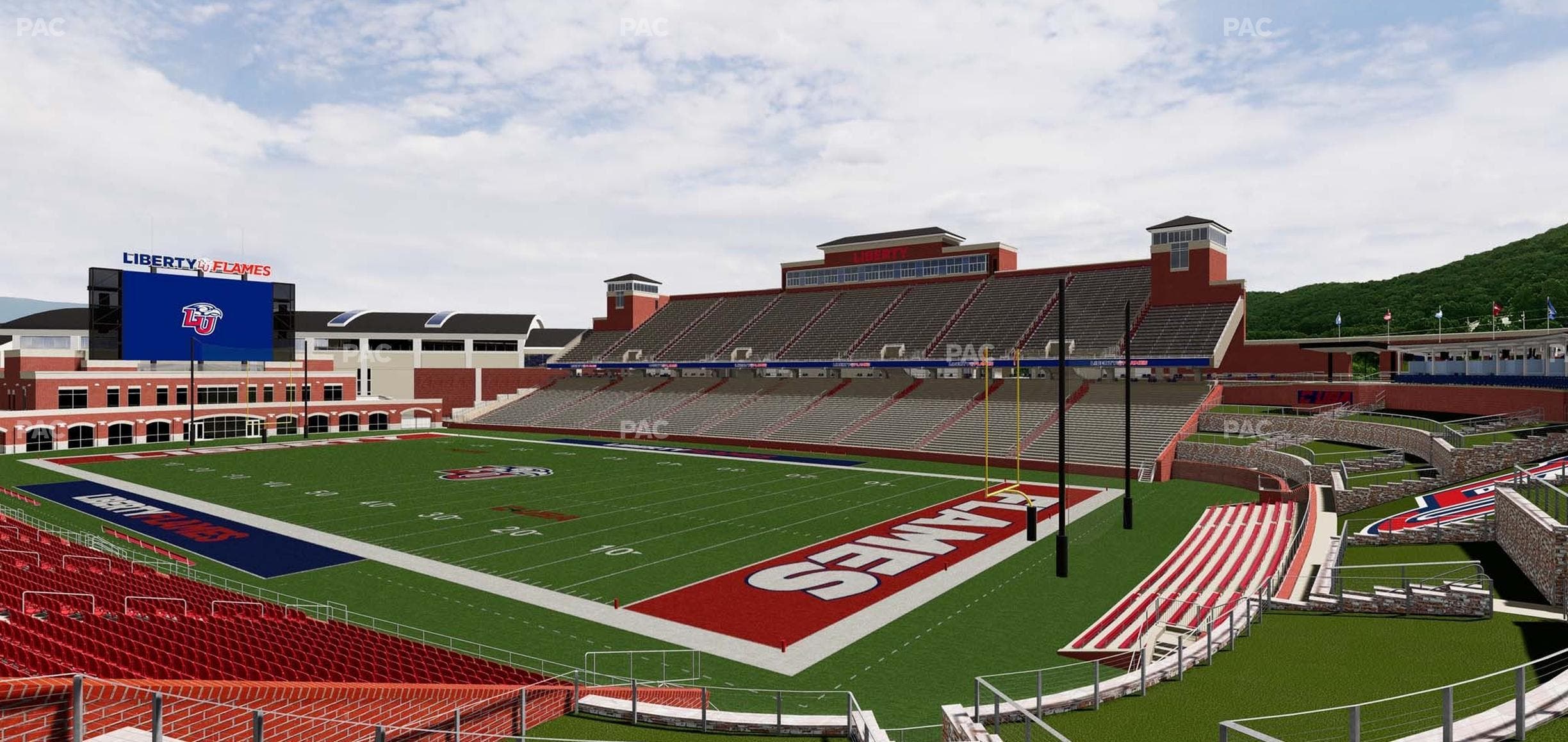 Williams Stadium - Section Cabana 21 Seat View