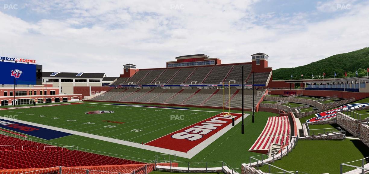 Williams Stadium - Section Cabana 22 Seat View