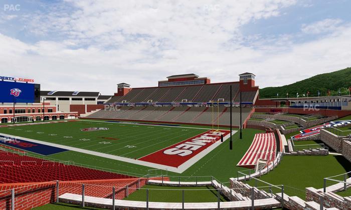 Williams Stadium - Section Cabana 22 Seat View