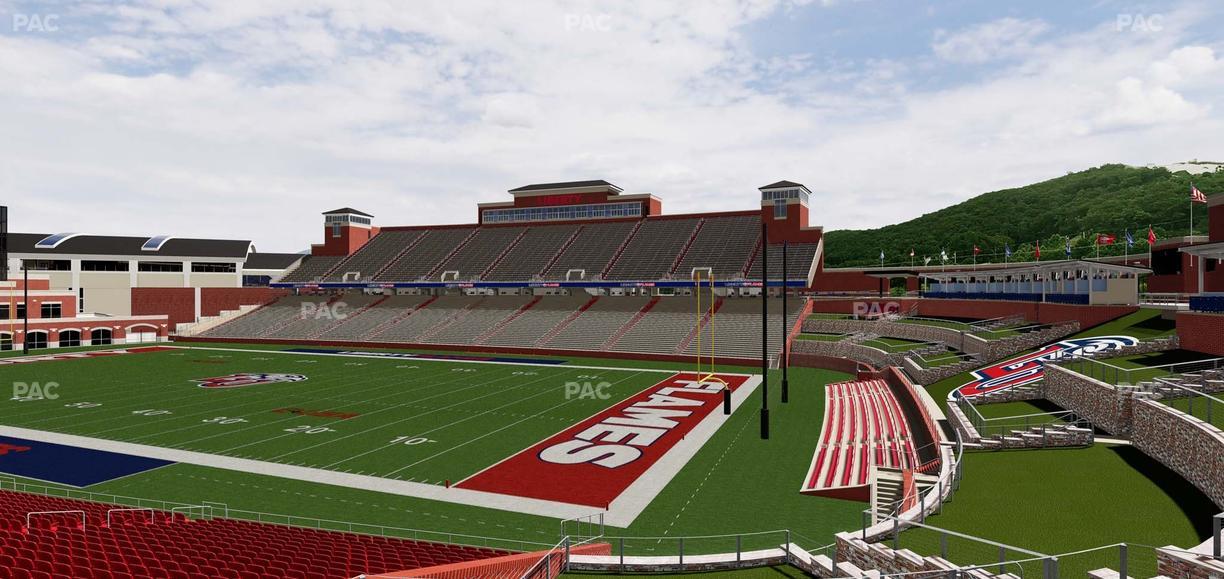 Williams Stadium - Section Cabana 23 Seat View