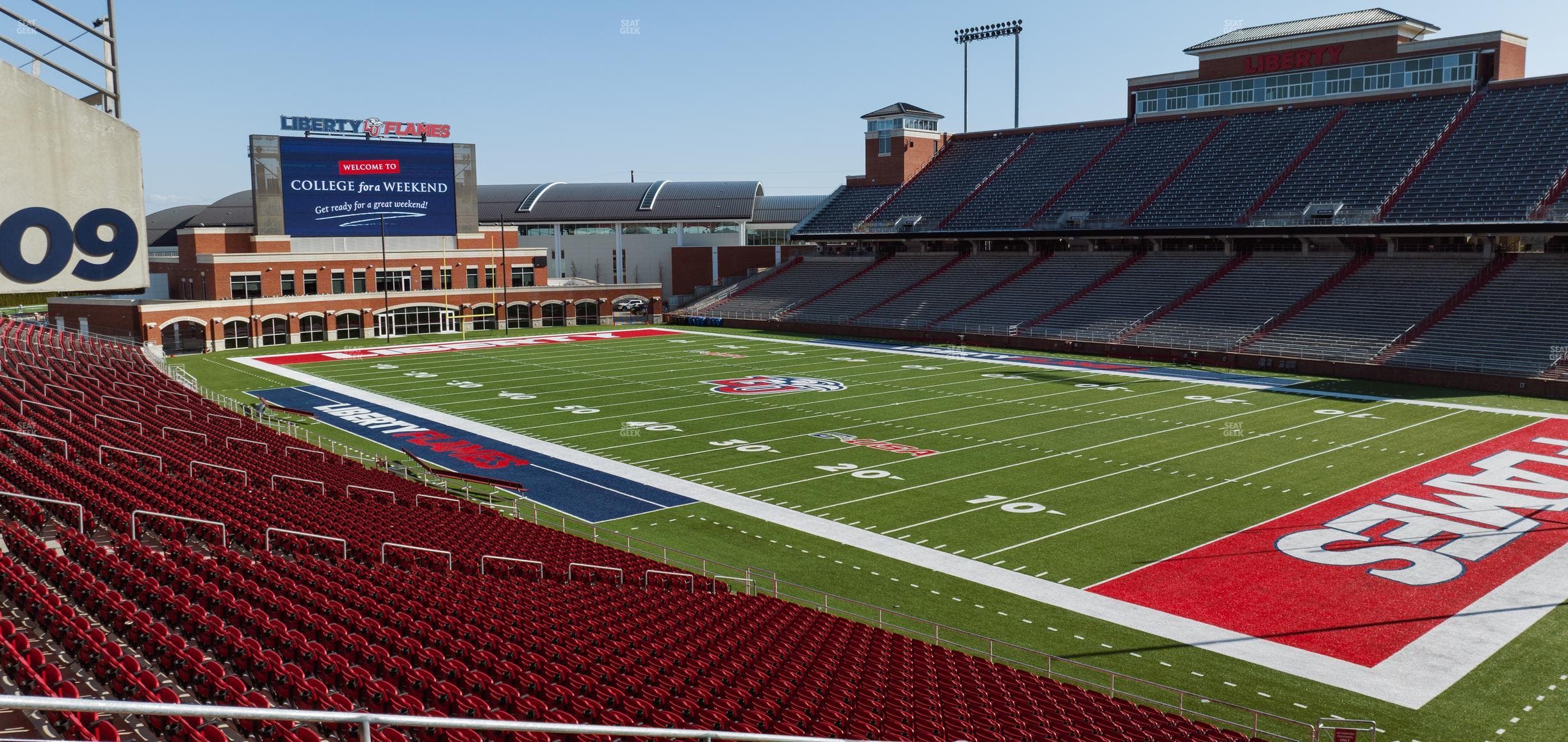 Williams Stadium - Section Cabana 23 Seat View