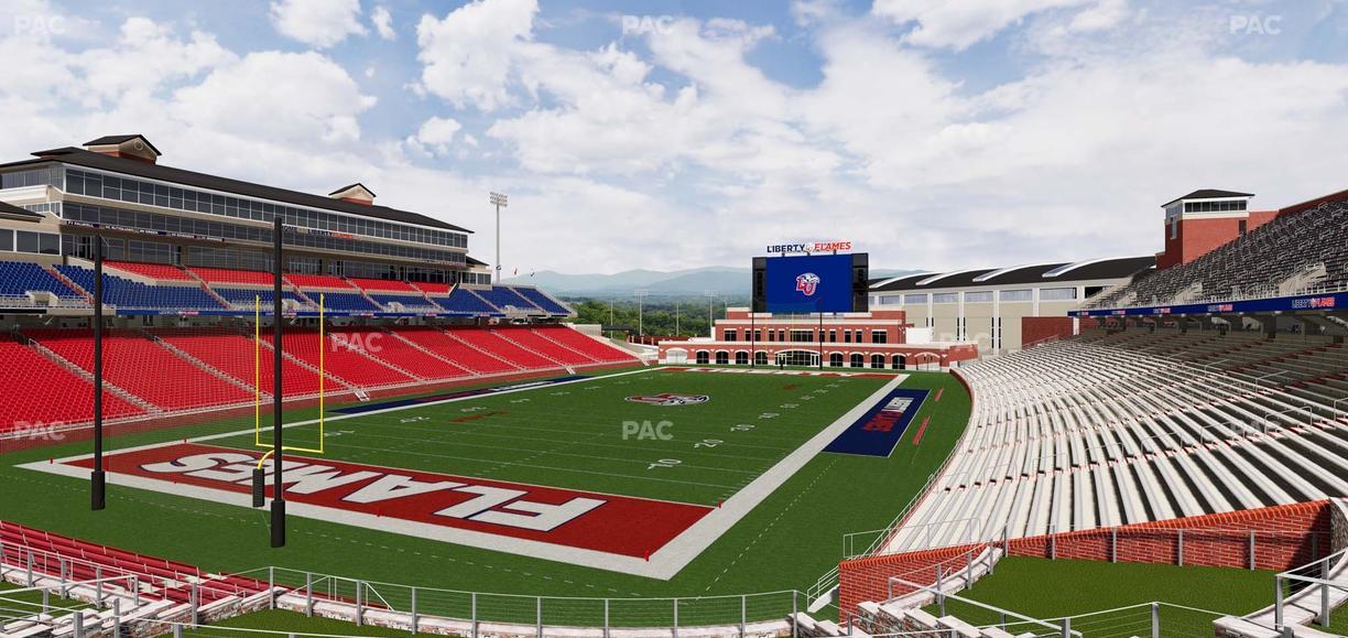 Williams Stadium - Section Cabana 3 Seat View