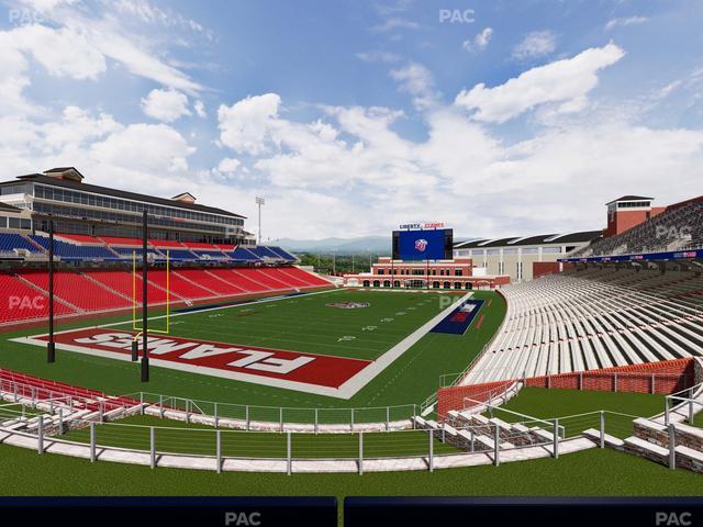 Williams Stadium - Section Cabana 3 Seat View