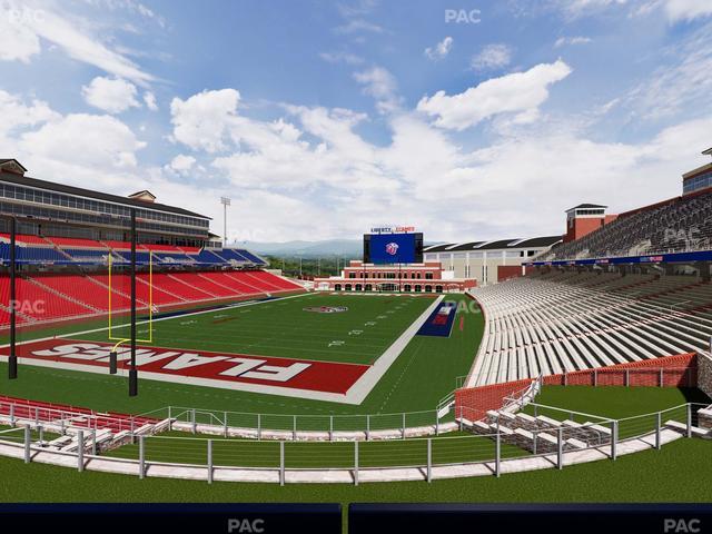 Williams Stadium - Section Cabana 4 Seat View