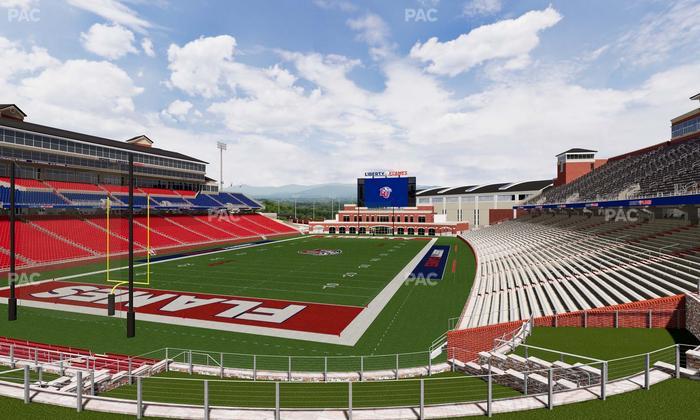 Williams Stadium - Section Cabana 4 Seat View