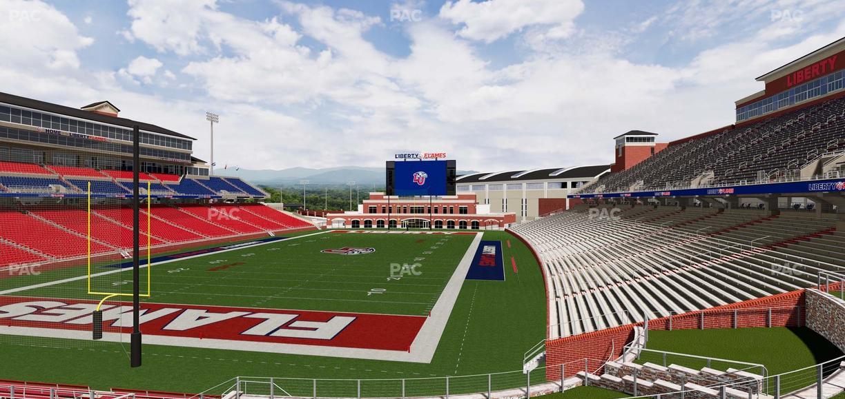 Williams Stadium - Section Cabana 5 Seat View