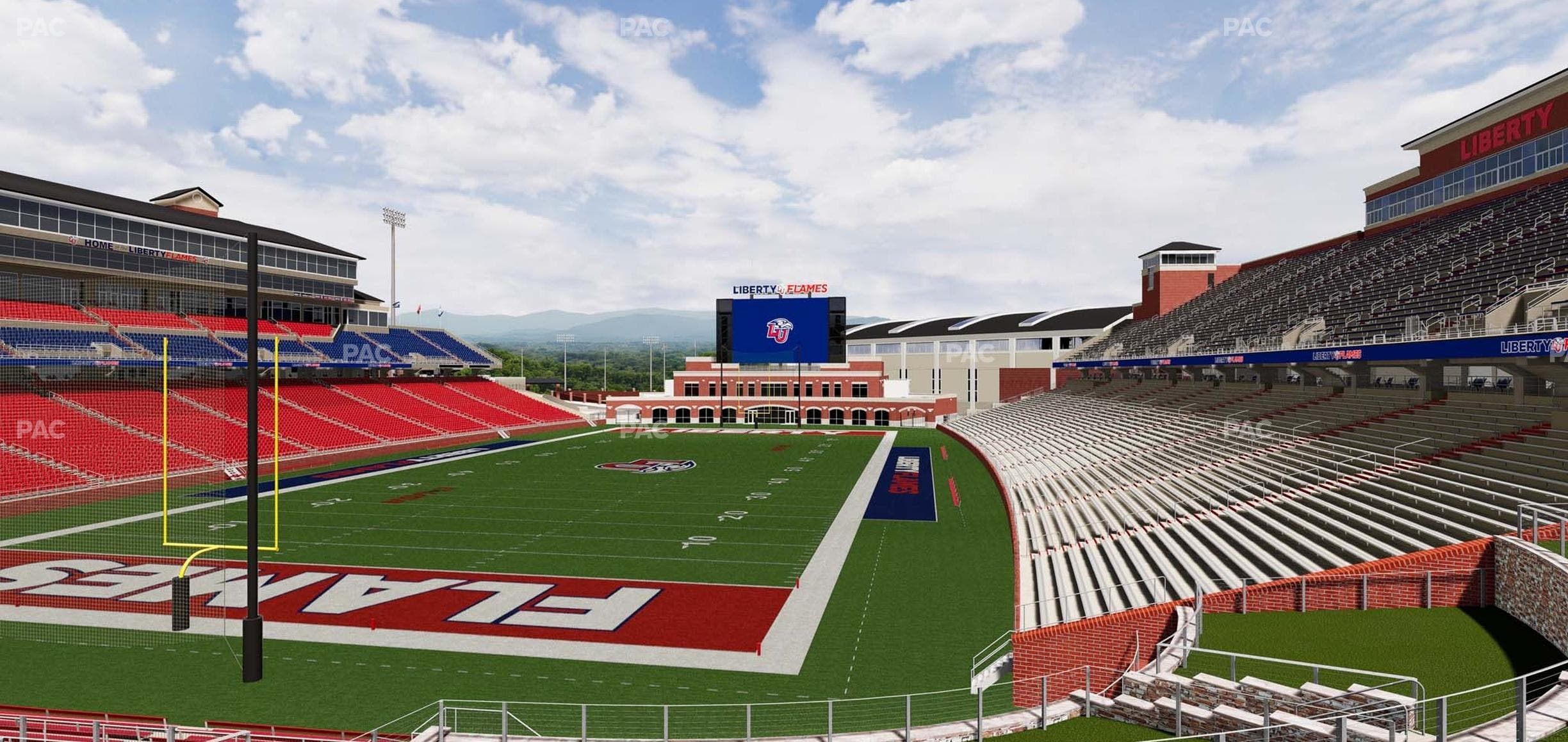 Williams Stadium - Section Cabana 5 Seat View