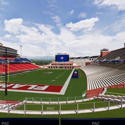 Williams Stadium - Section Cabana 5 Seat View