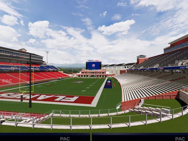 Williams Stadium - Section Cabana 5 Seat View