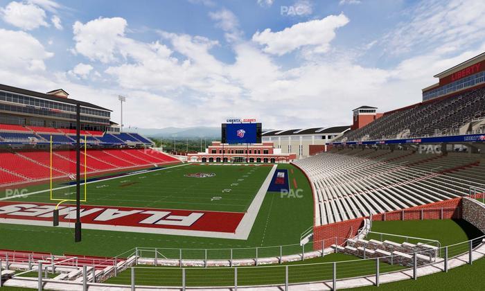 Williams Stadium - Section Cabana 5 Seat View