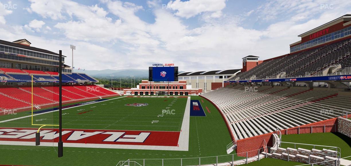 Williams Stadium - Section Cabana 6 Seat View