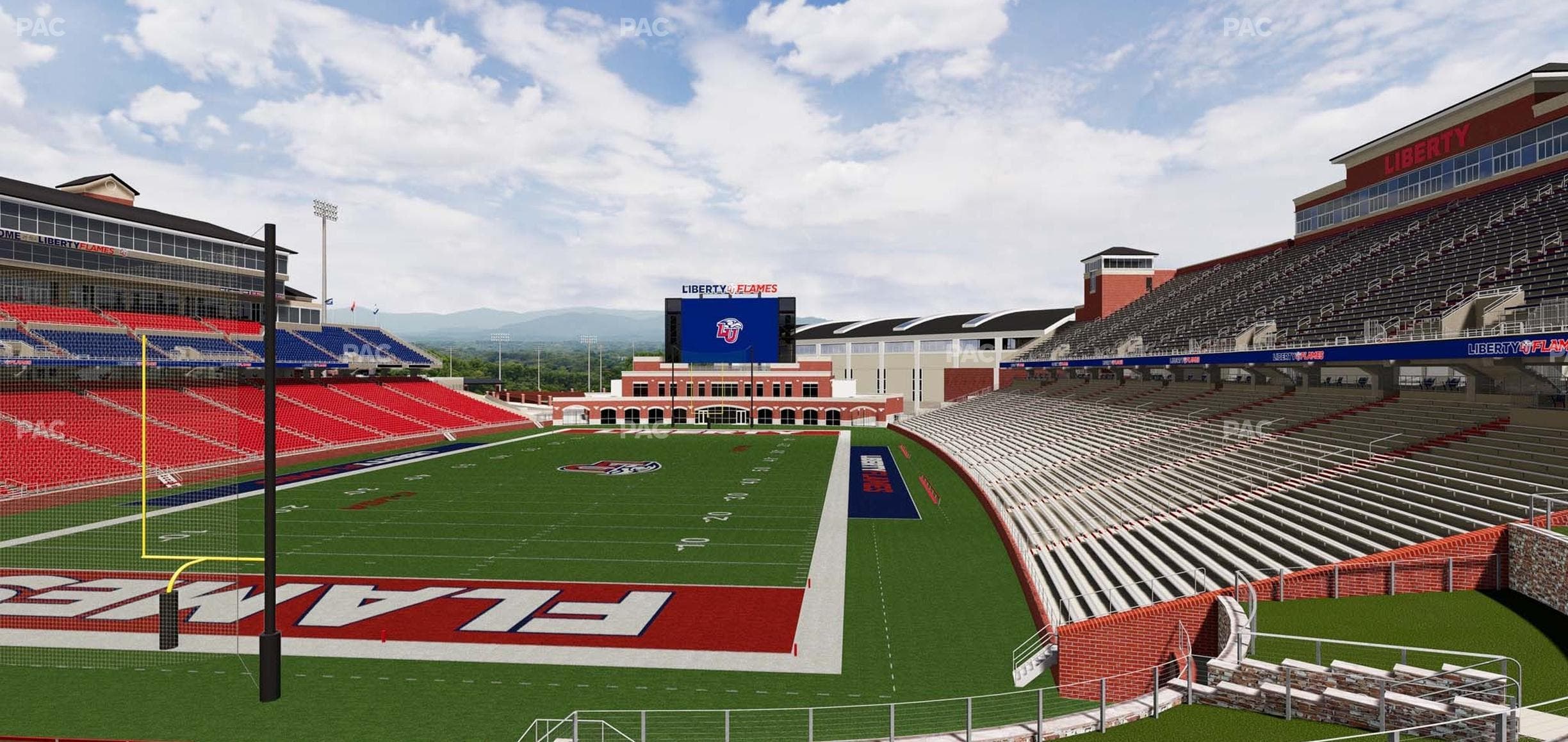 Williams Stadium - Section Cabana 6 Seat View