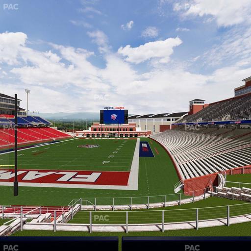 Williams Stadium - Section Cabana 6 Seat View