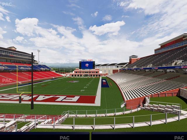 Williams Stadium - Section Cabana 6 Seat View