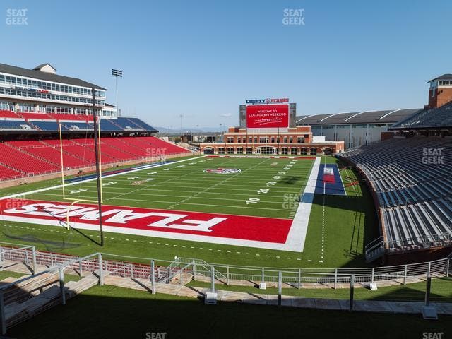 Williams Stadium - Section Cabana 6 Seat View