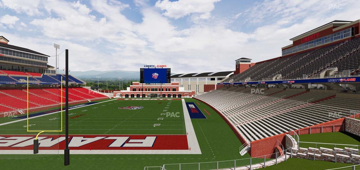 Williams Stadium - Section Cabana 7 Seat View