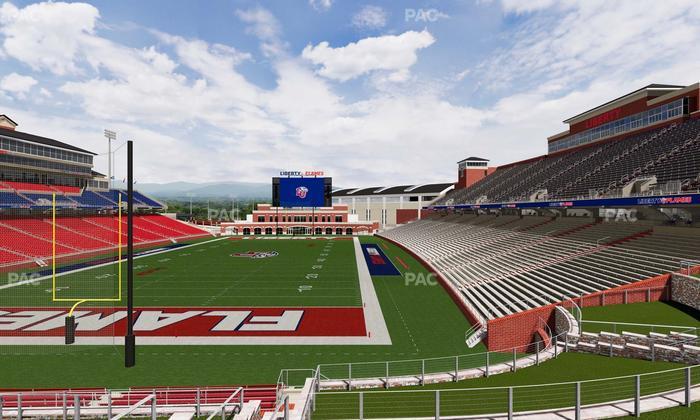 Williams Stadium - Section Cabana 7 Seat View