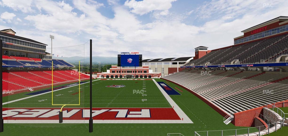 Williams Stadium - Section Cabana 8 Seat View