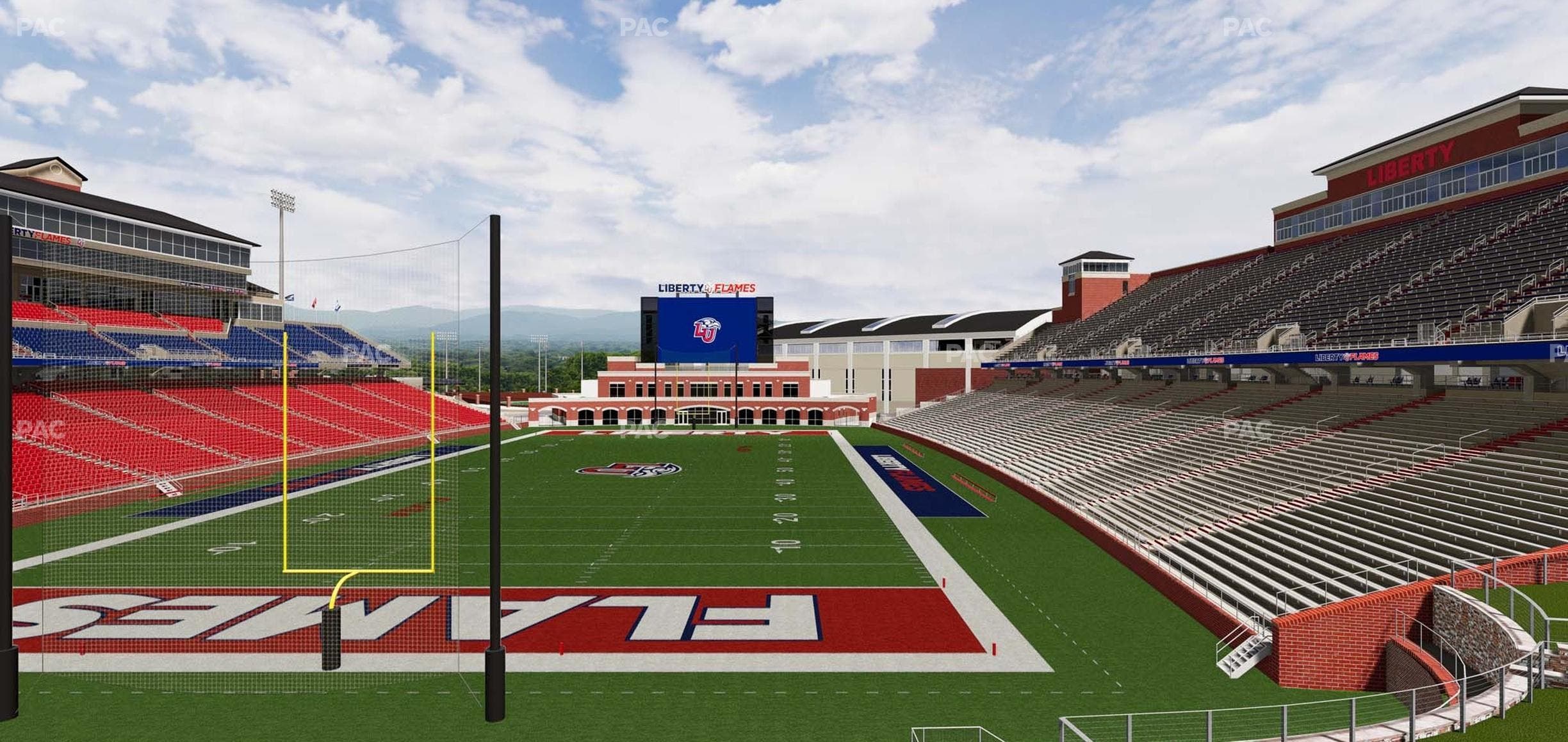 Williams Stadium - Section Cabana 8 Seat View