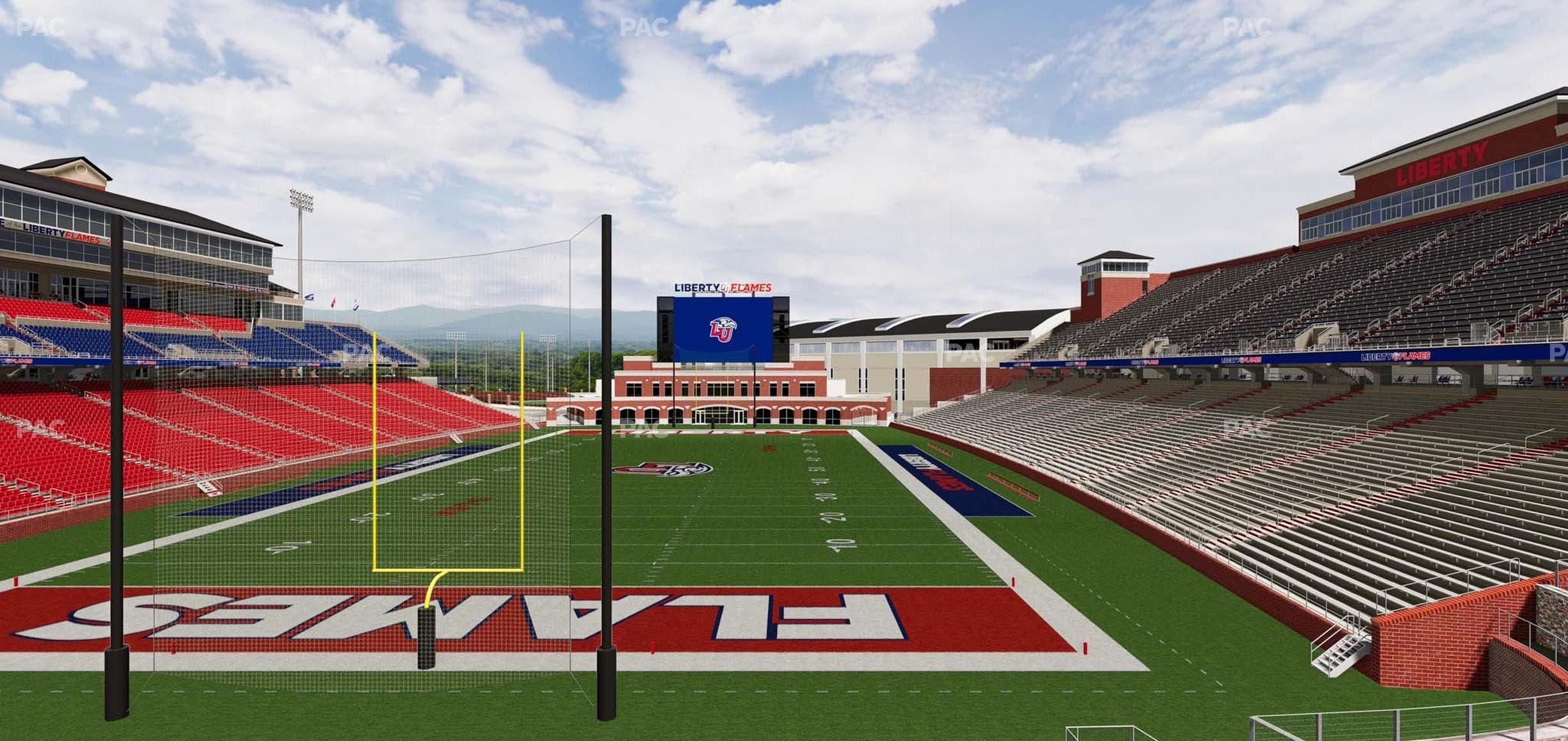 Williams Stadium - Section Cabana 9 Seat View