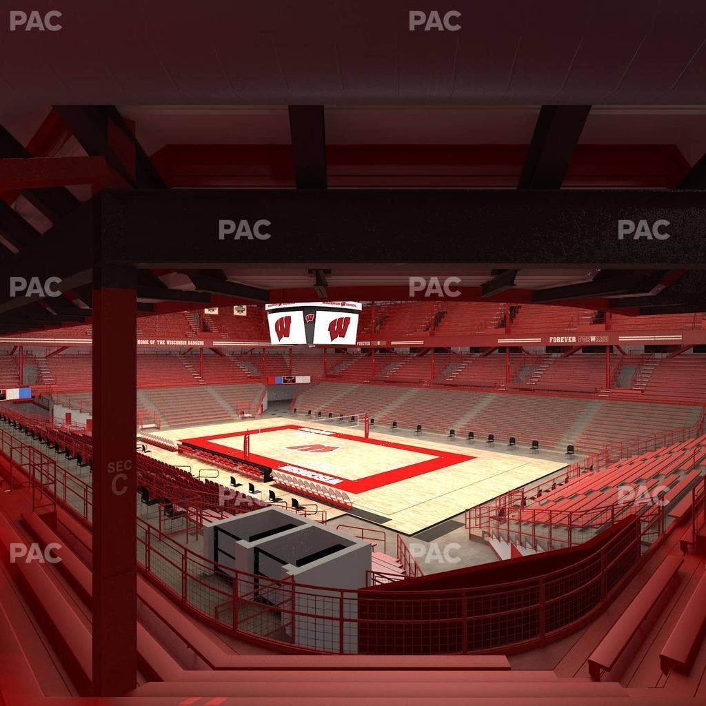 Wisconsin Field House - Section C Seat View