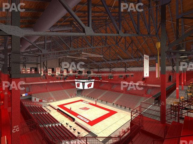 Wisconsin Field House - Section Cc Seat View