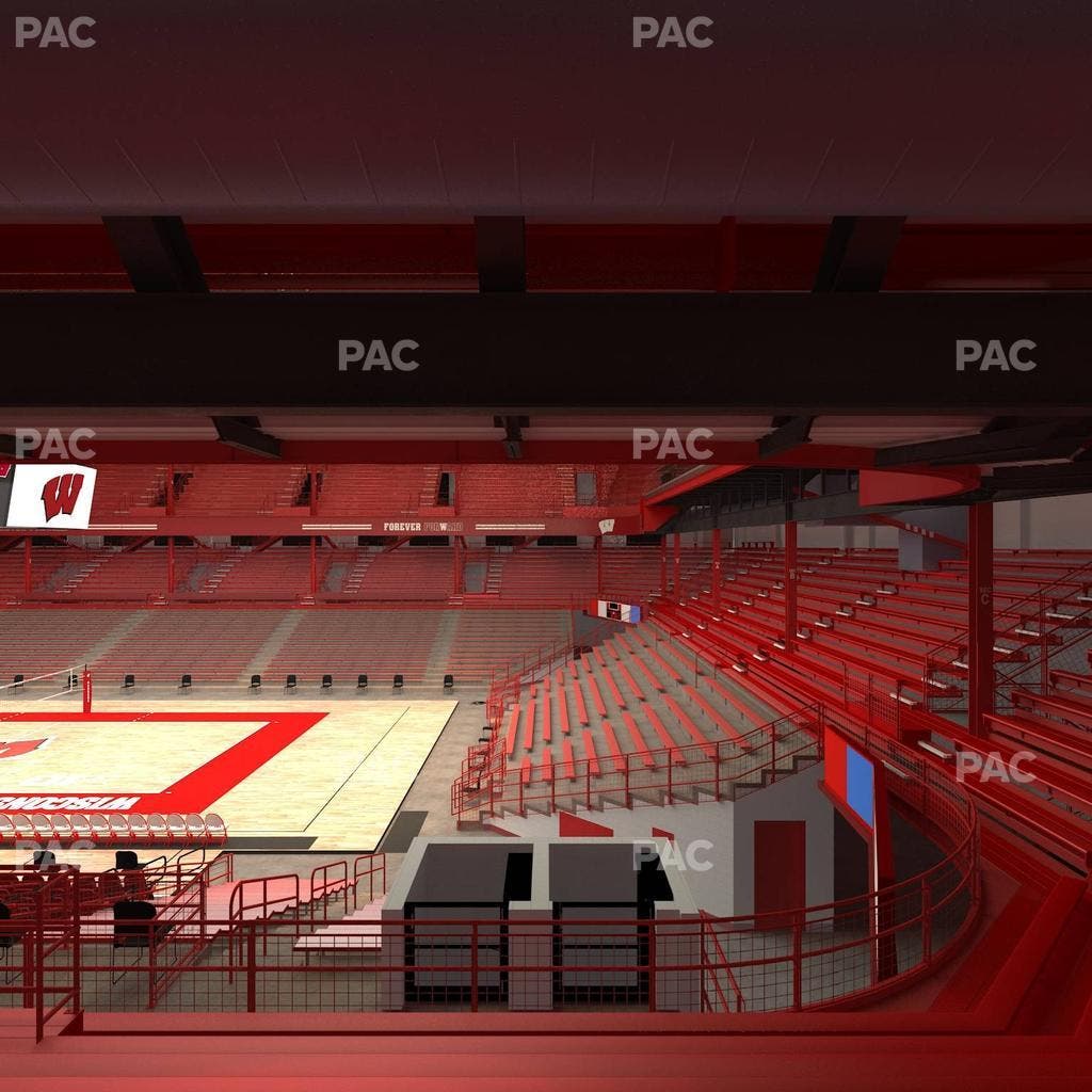 Wisconsin Field House - Section D Seat View