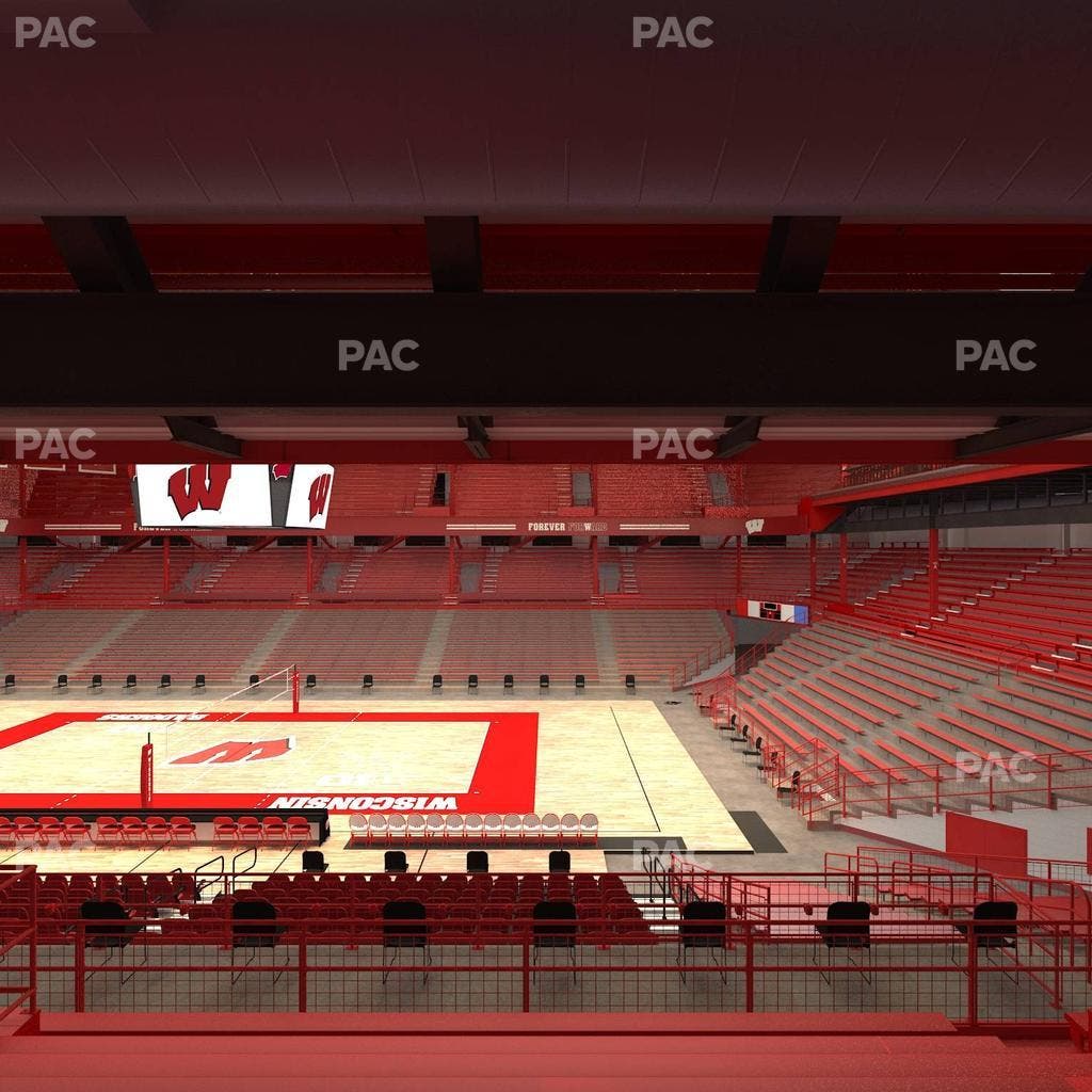 Wisconsin Field House - Section E Seat View