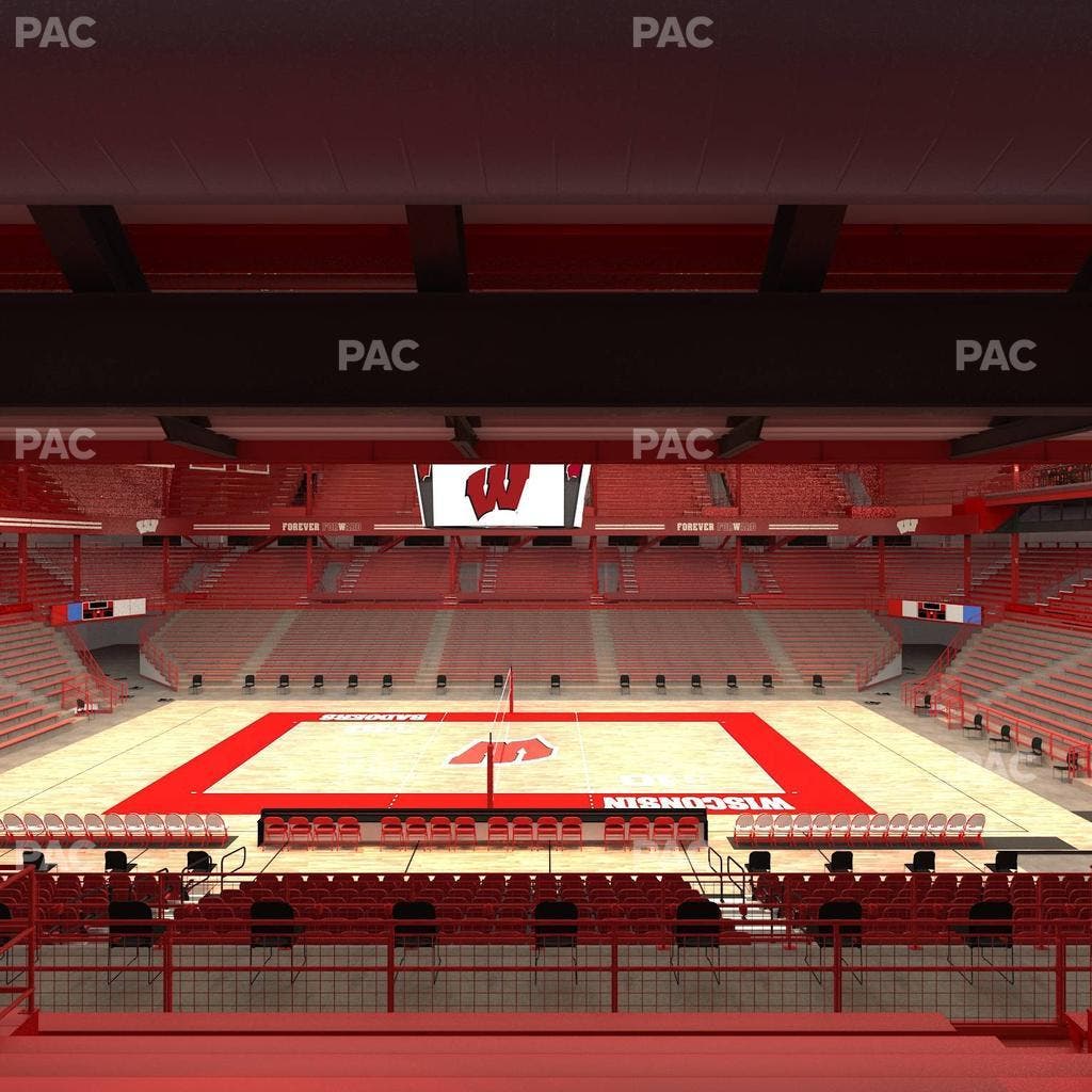 Wisconsin Field House - Section F Seat View