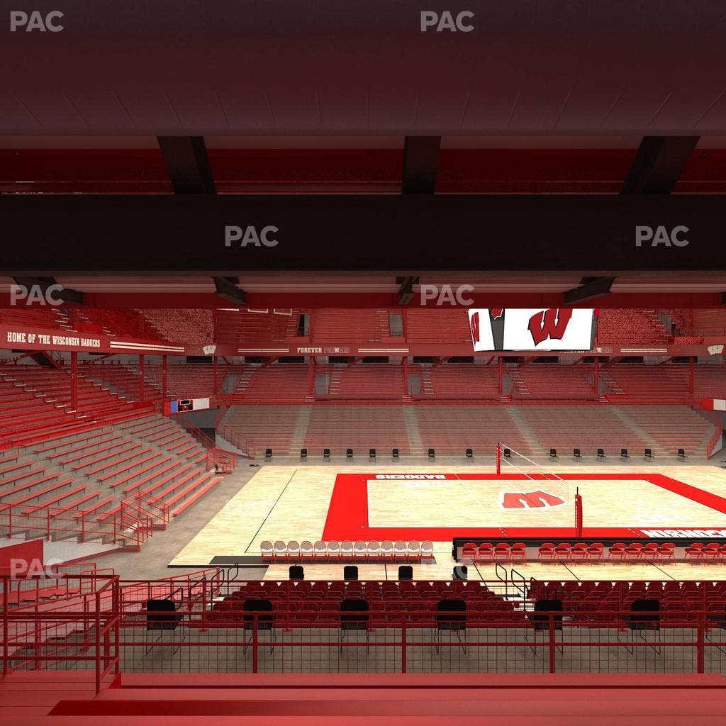 Wisconsin Field House - Section G Seat View