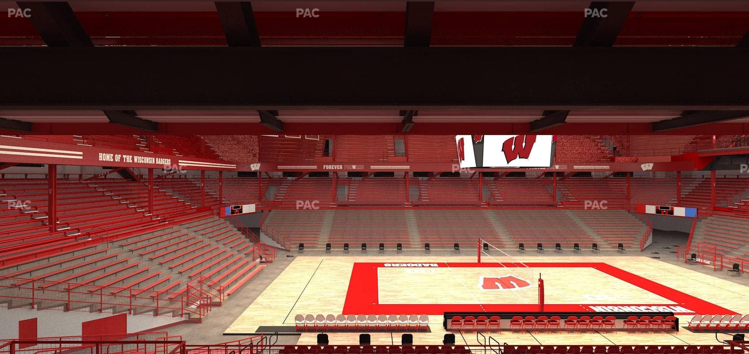 Wisconsin Field House - Section G Seat View
