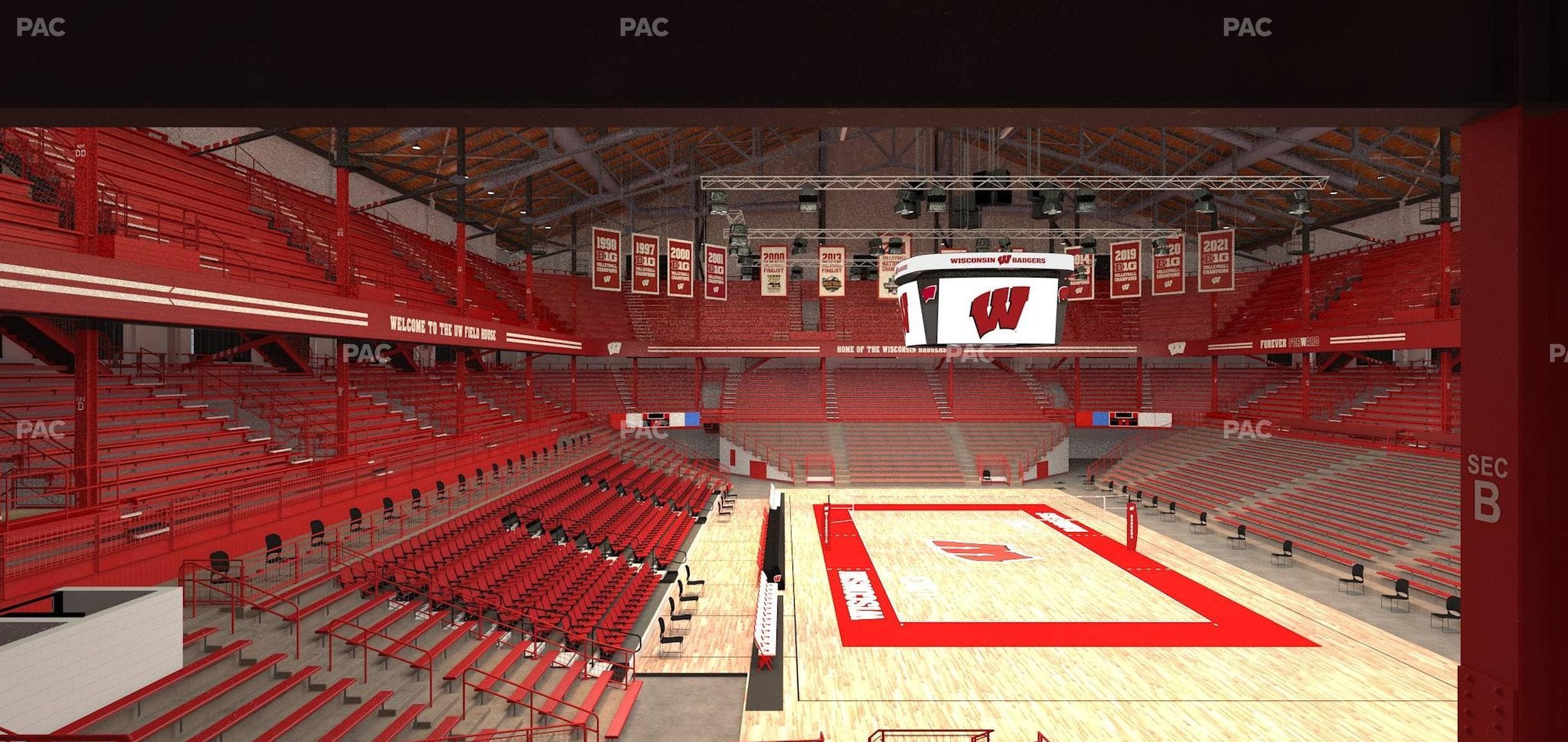 Wisconsin Field House - Section Ga Seating Seat View