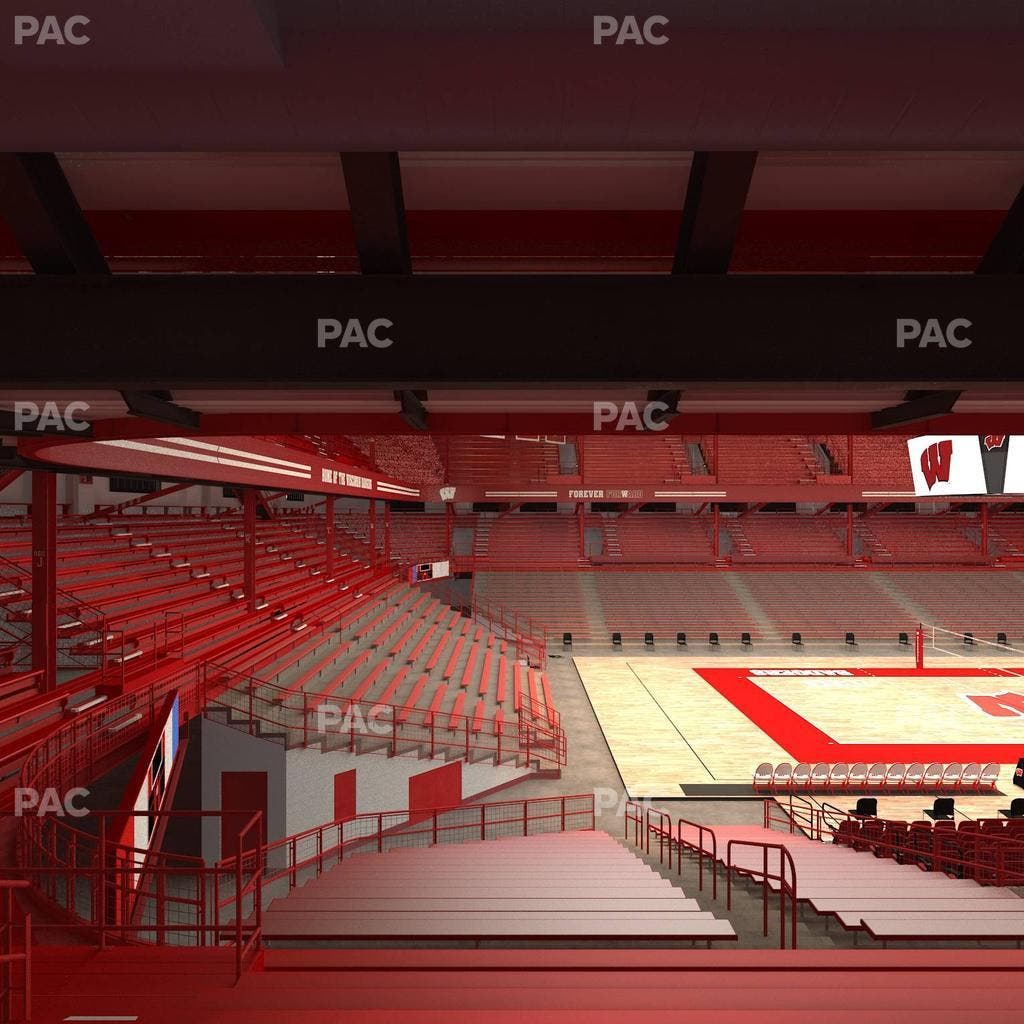 Wisconsin Field House - Section H Seat View