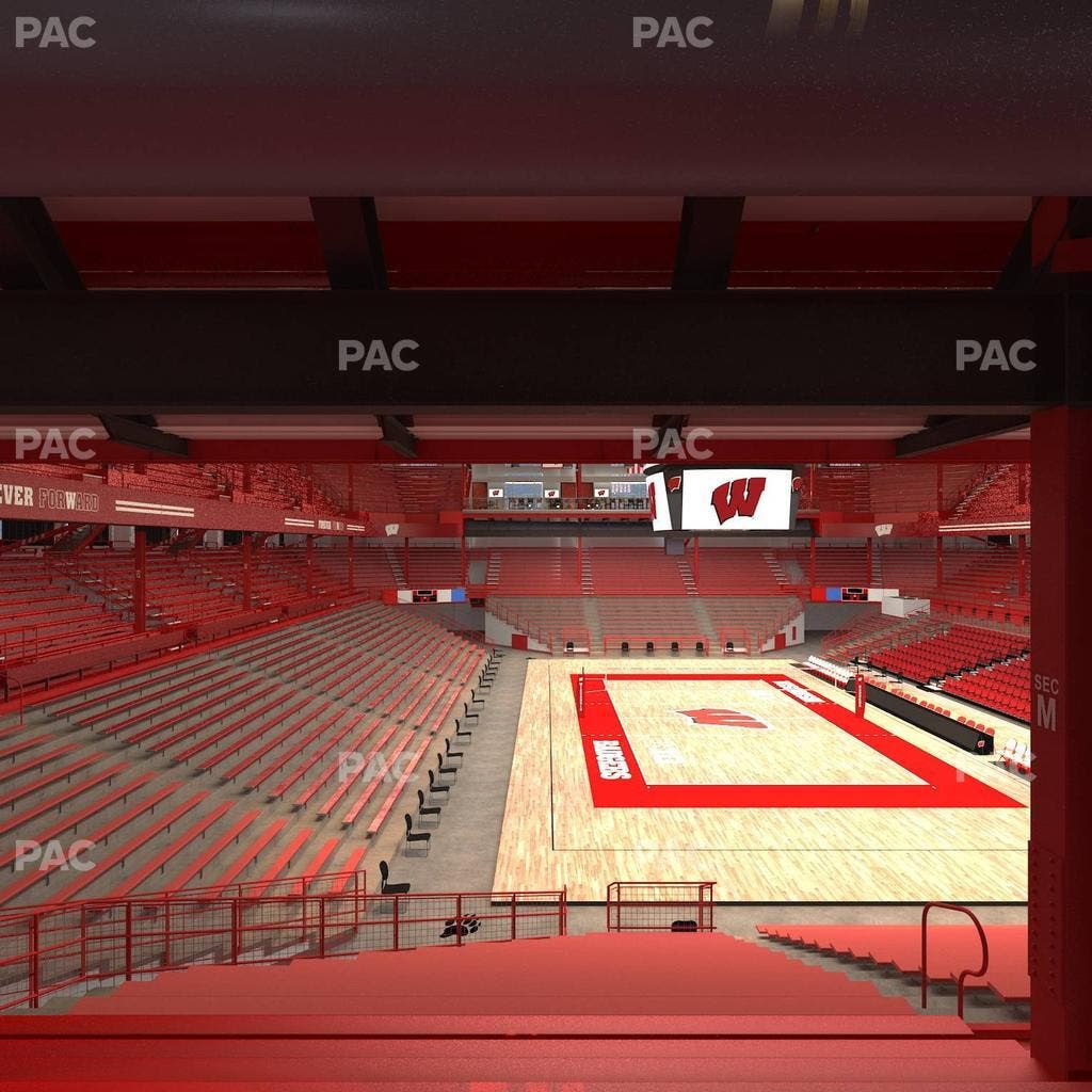 Wisconsin Field House - Section M Seat View