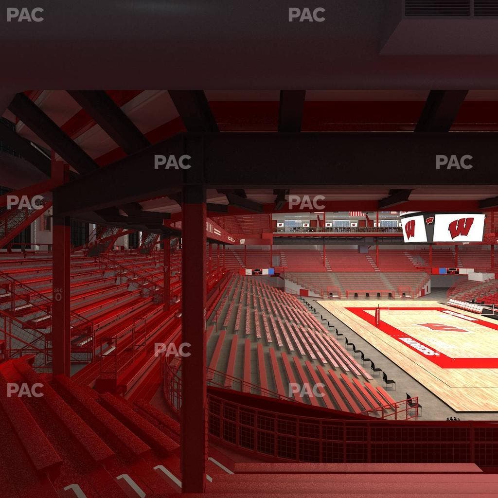 Wisconsin Field House - Section N Seat View