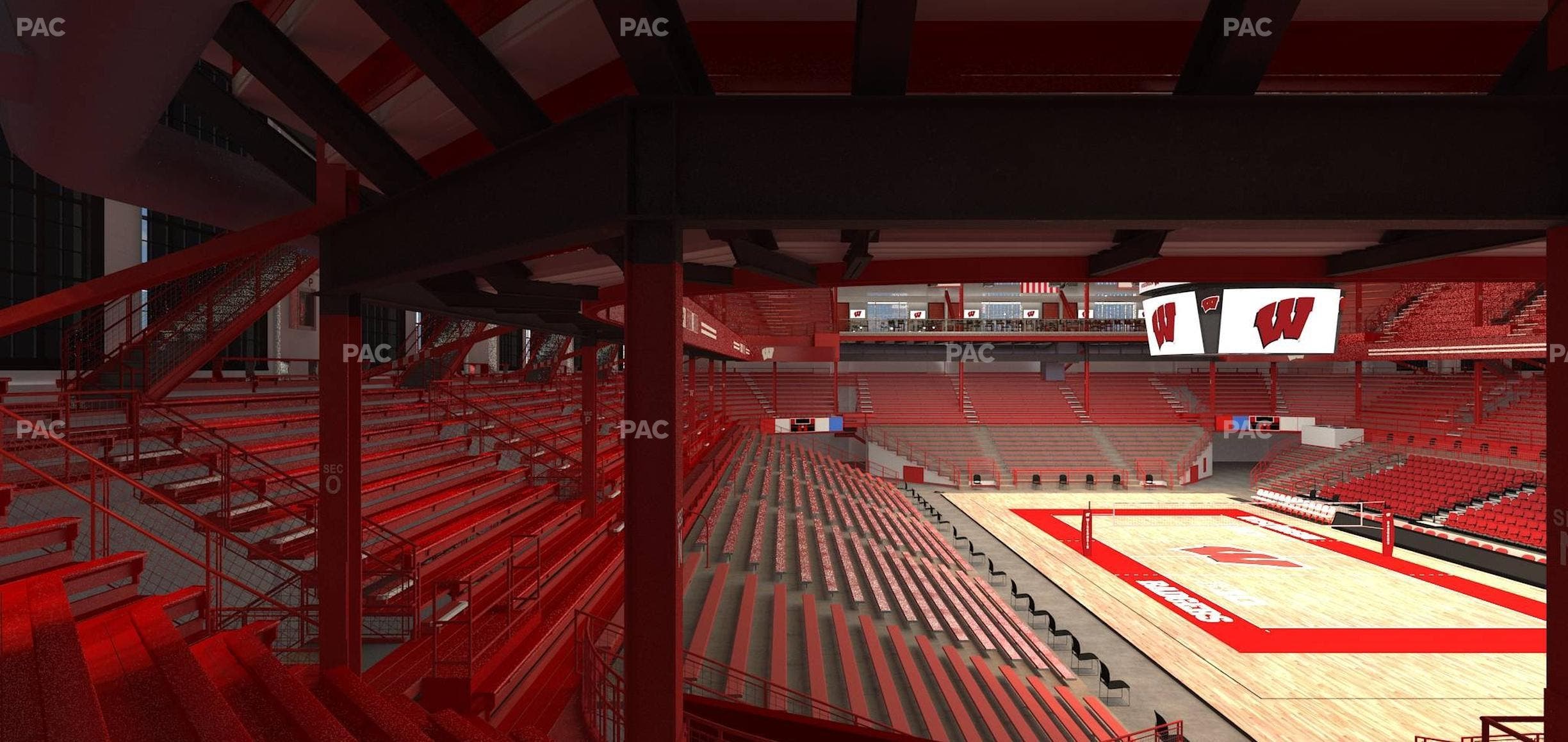 Wisconsin Field House - Section N Seat View