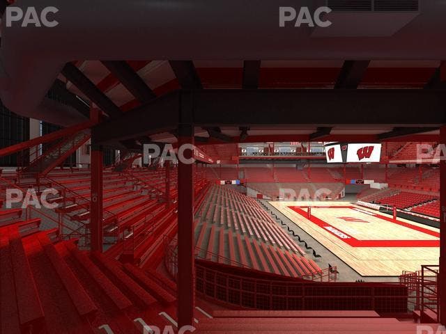 Wisconsin Field House - Section N Seat View