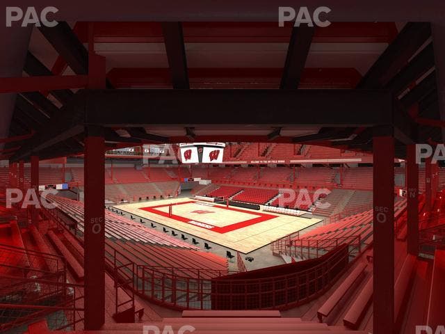 Wisconsin Field House - Section O Seat View