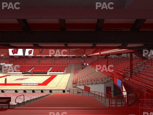 Wisconsin Field House - Section P Seat View