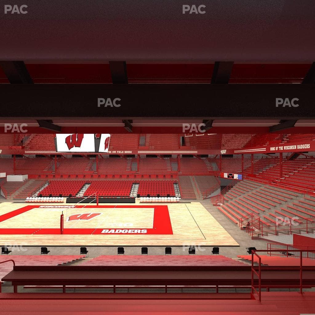 Wisconsin Field House - Section Q Seat View