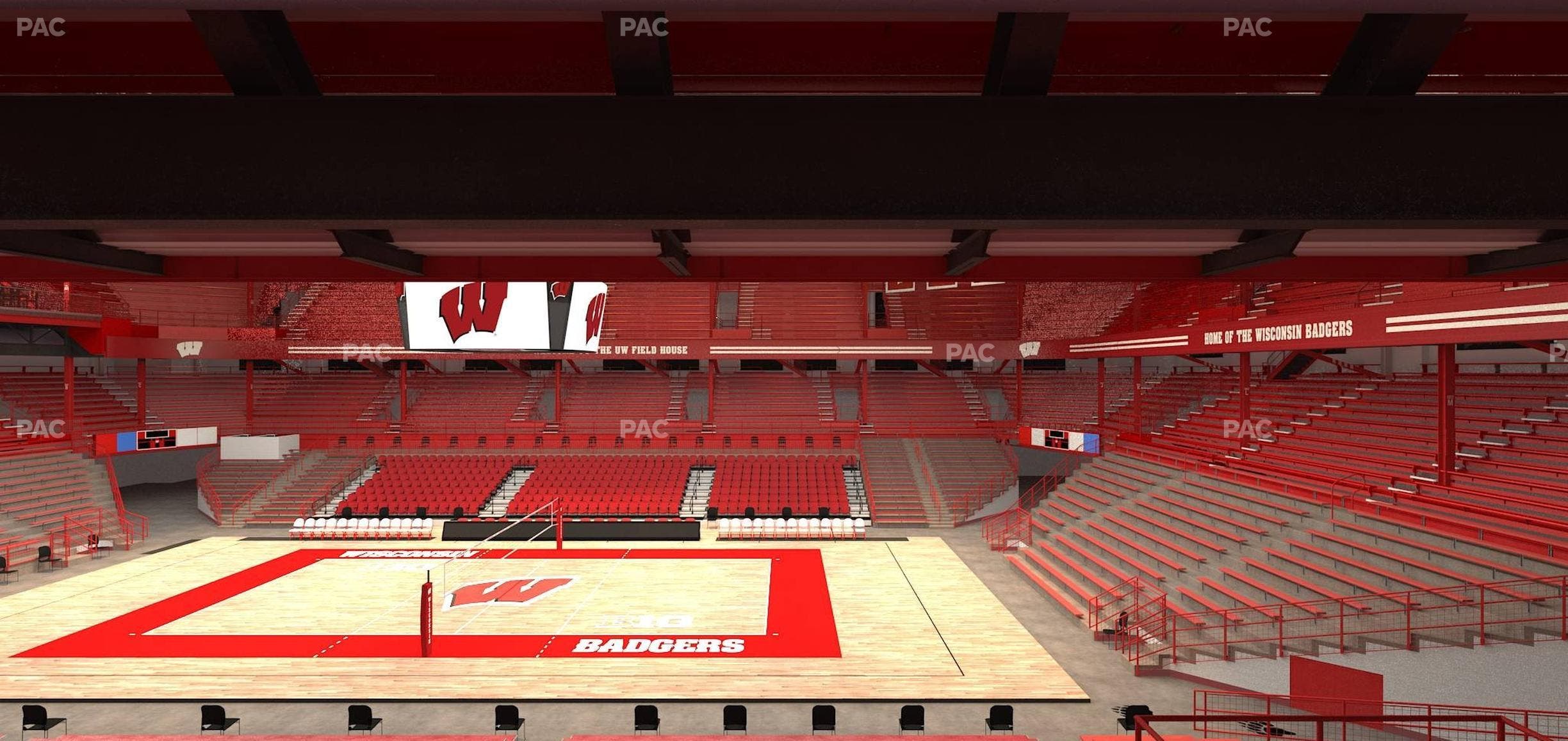Wisconsin Field House - Section Q Seat View