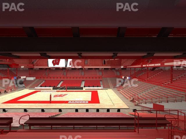 Wisconsin Field House - Section Q Seat View