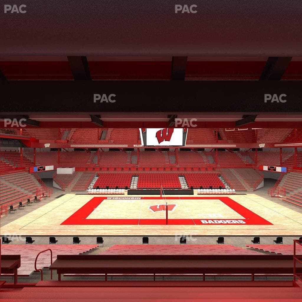 Wisconsin Field House - Section R Seat View